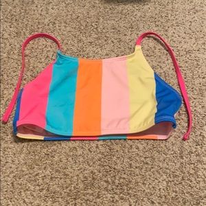 girls large cat and jack swimsuit top 10-12